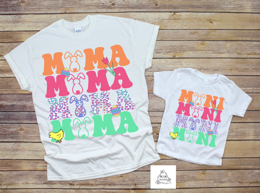 Mama Mini Stacked (Mommy and Me) (AVAILABLE IN ALL SIZES)