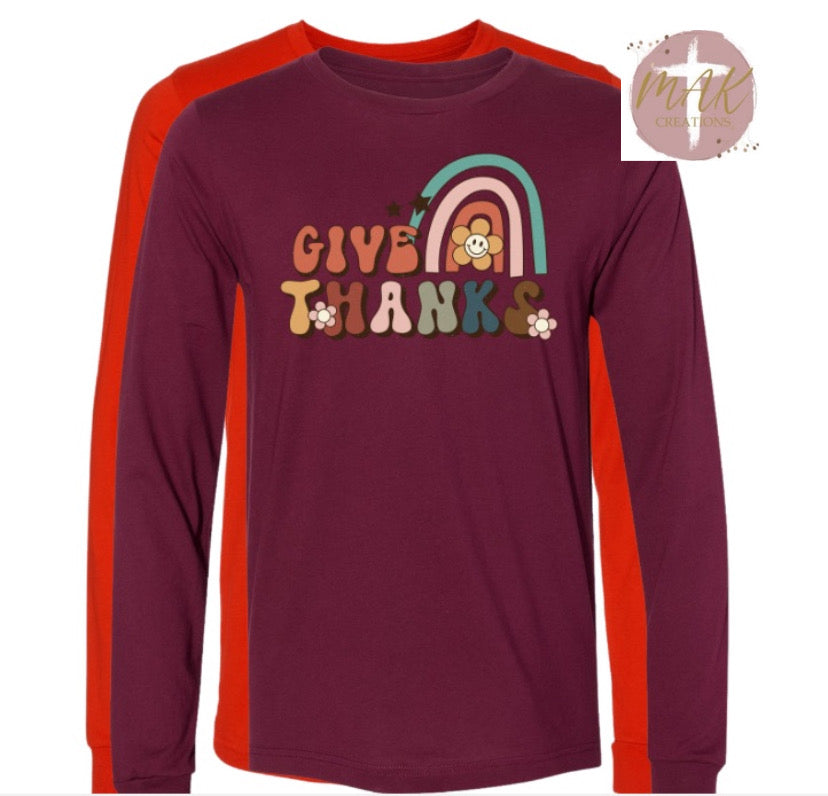 Give Thanks Rainbow (AVAILABLE IN ALL SIZES)