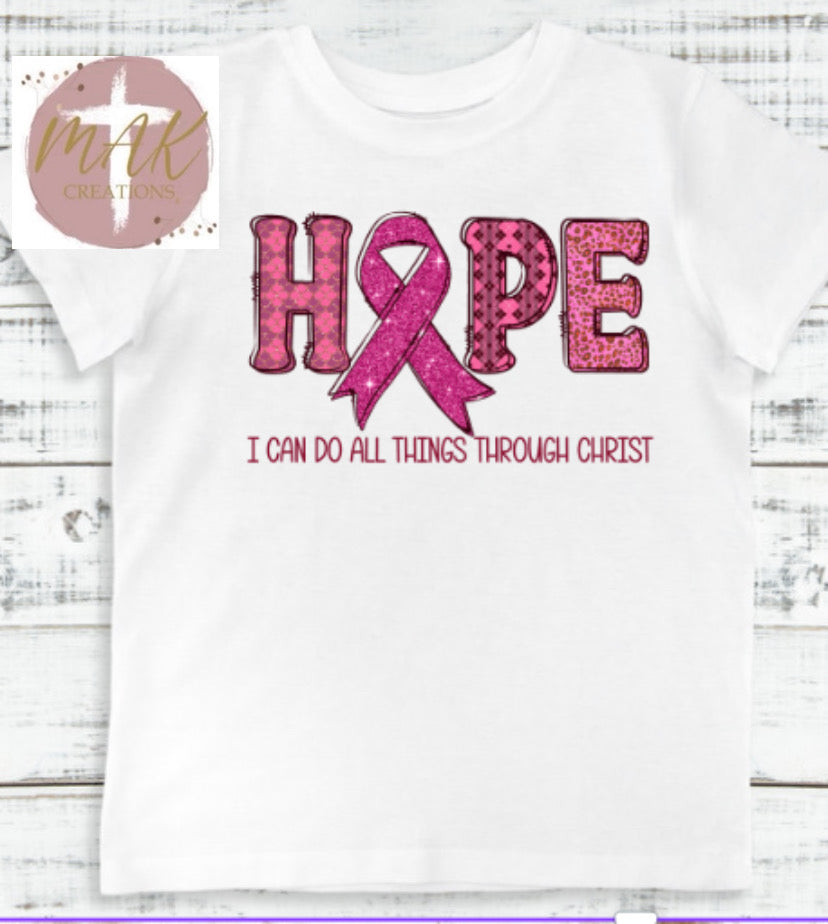 Pink Hope (ALL SIZES AVAILABLE)