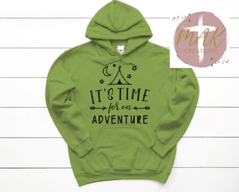 It’s Time For and Adventure (AVAILABLE IN ALL SIZES)