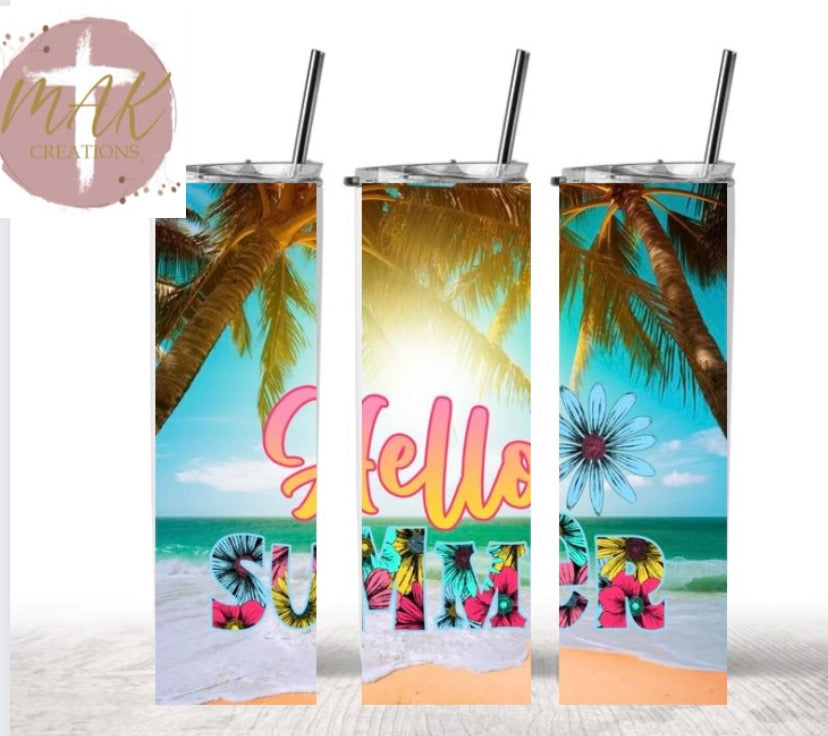 Hello Summer Tumbler