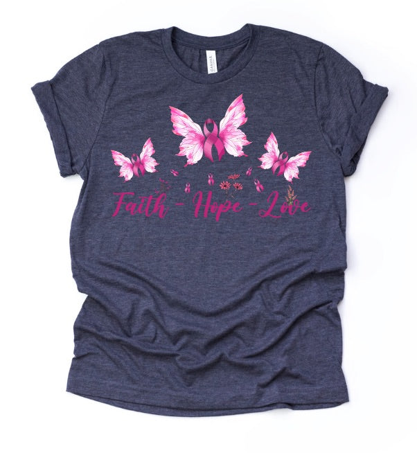 Butterfly Faith Hope Love (AVAILABLE IN ALL SIZES)