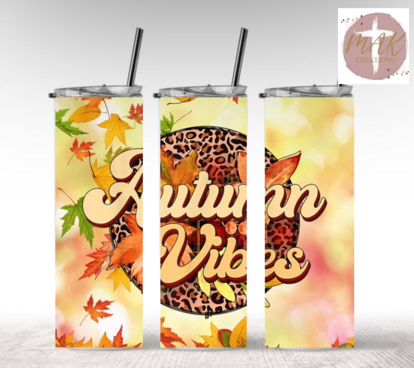Autumn Vibes (20 oz Skinny Tumbler)