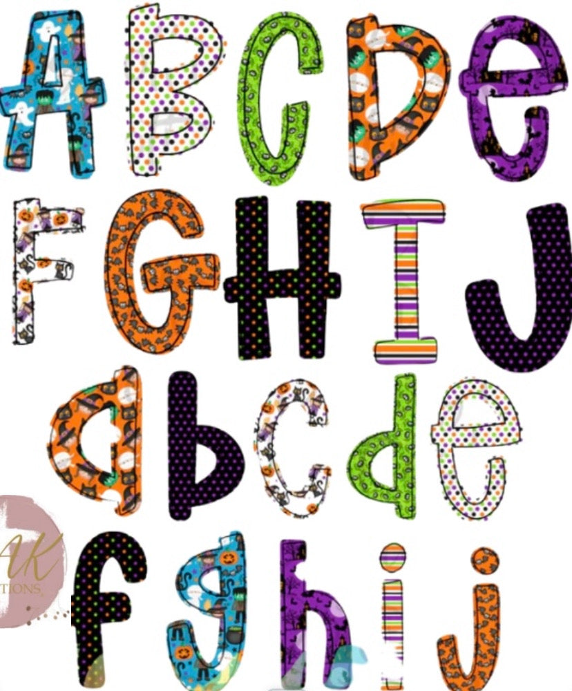 Personalized Halloween Name #5 (AVAILABLE IN ALL SIZES)