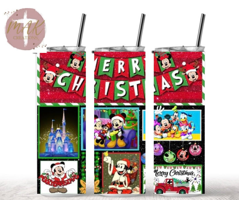 Merry Christmas Tumbler Collection (20 oz Skinny Tumbler)