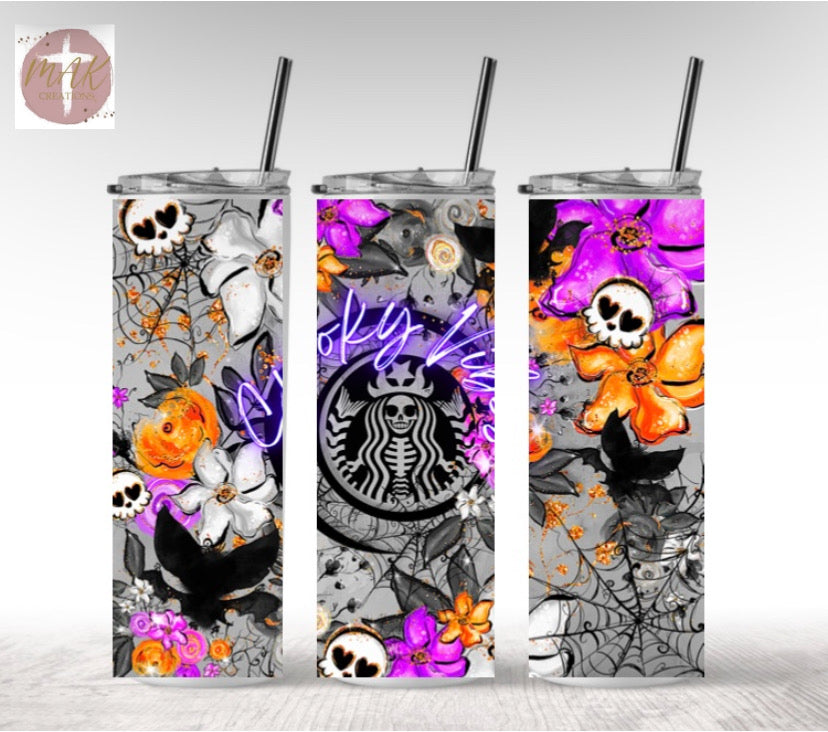Spooky Vibes  (20 oz Skinny Tumbler)