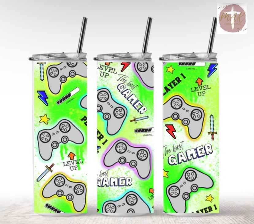 Gamer (20 oz Skinny Tumbler)