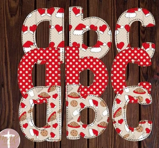 Christmas Alpha Names #1  (Available in All Sizes)