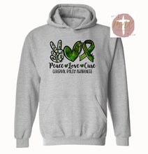 Load image into Gallery viewer, Peace Love Cure Cerebral Palsy (AVAILABLE IN ALL SIZES)

