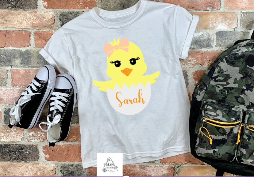 Personalized Baby Girl Chick