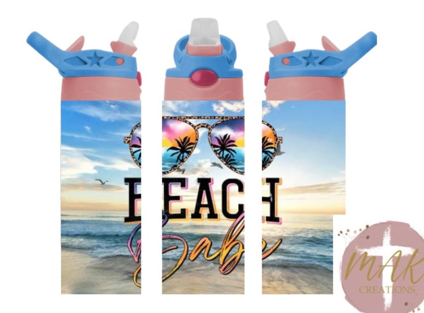 12oz Kids Flip Top Tumbler Glow in the Dark/Color changing (MULTIPLE COLOR OPTIONS)