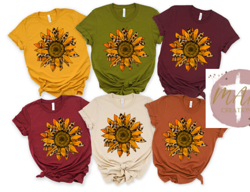 Fall Leopard Flower (AVAILABLE IN ALL SIZES)