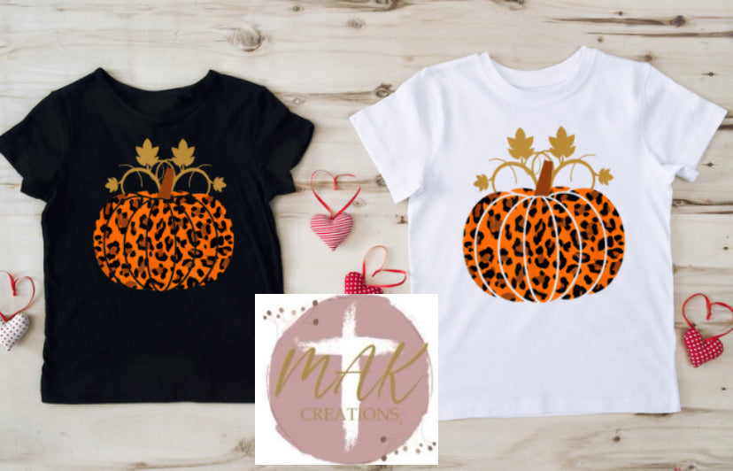 Orange Leopard Pumpkin (AVAILABLE IN ALL SIZES)