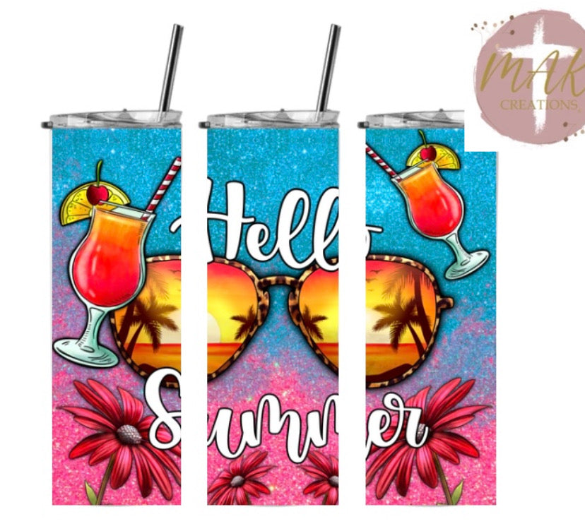 Hello Summer #3 Tumbler