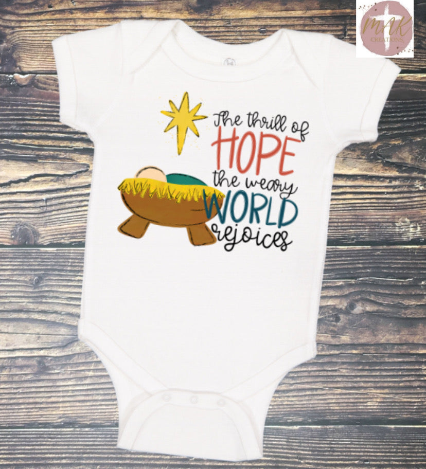The Thrill of Hope The Weary World Rejoices (AVAILABLE IN ALL SIZES)