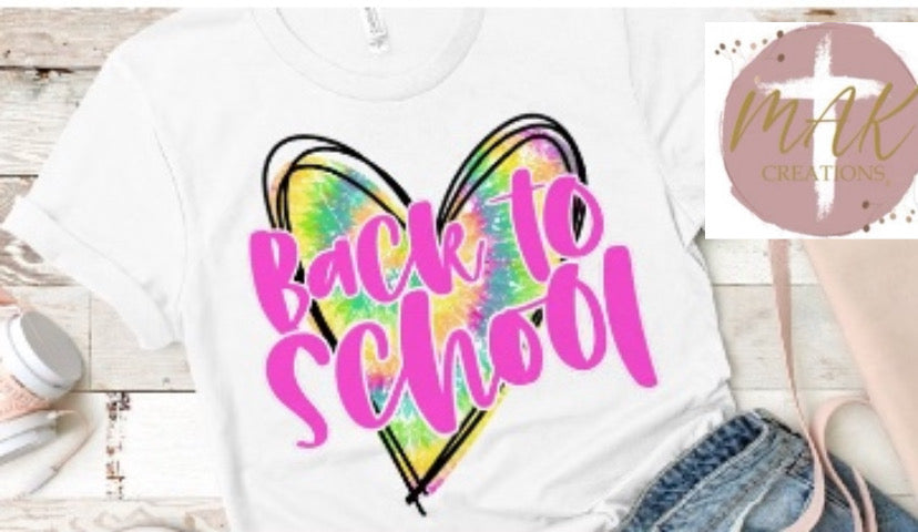 Back to School (with colorful heart)