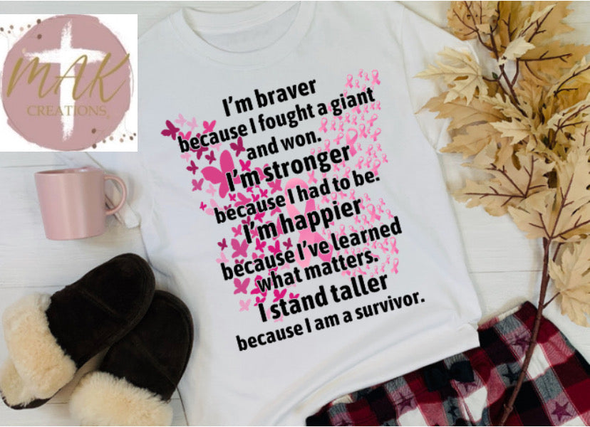I’m Braver…. (AVAILABLE IN ALL SIZES)