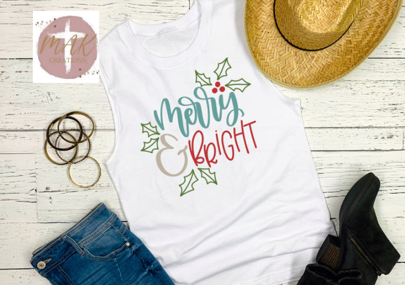 Merry & Bright (AVAILABLE IN ALL SIZES)