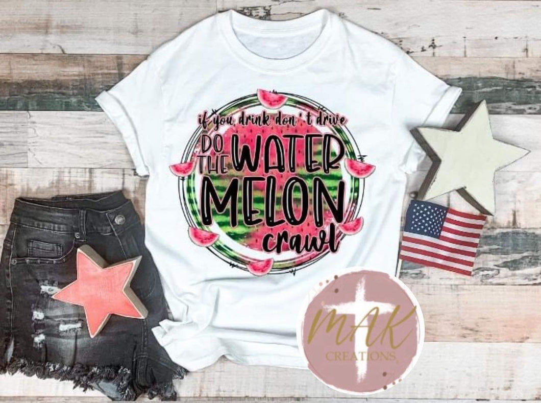Watermelon Crawl (AVAILABLE IN ALL SIZES)
