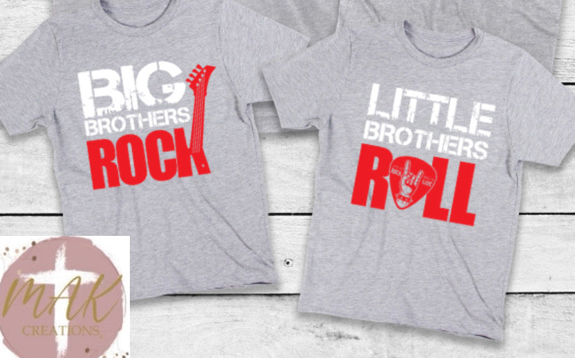 Big Brother Rock,  Little Brother Toll(AVAILABLE IN ALL SIZES)