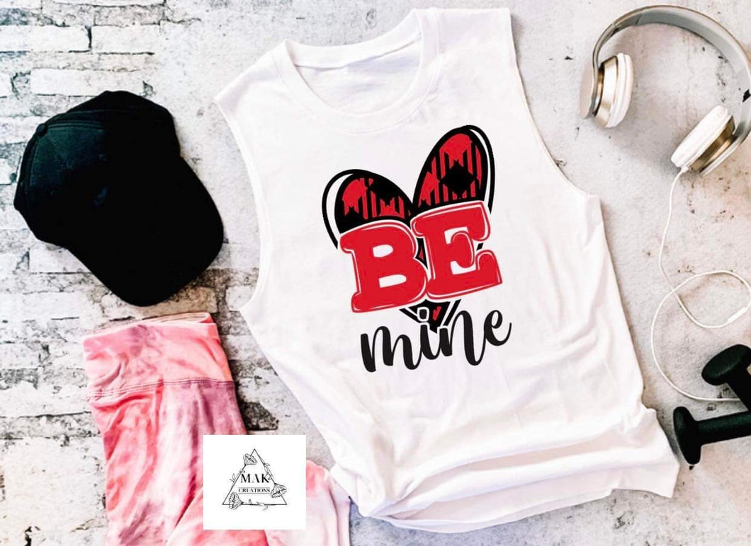 Be Mine (Plaid Heart) (AVAILABLE IN ALL SIZES)
