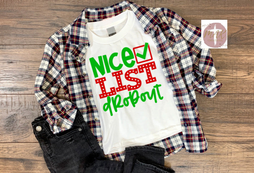 Nice List Dropout (AVAILABLE IN ALL SIZES)