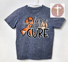 Load image into Gallery viewer, Hope For A Cure Orange Ribbon  (AVAILABLE IN ALL SIZES)
