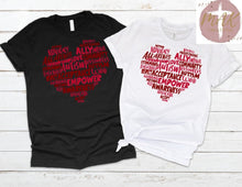Load image into Gallery viewer, Autism Red Heart (AVAILABLE IN ALL SIZES)
