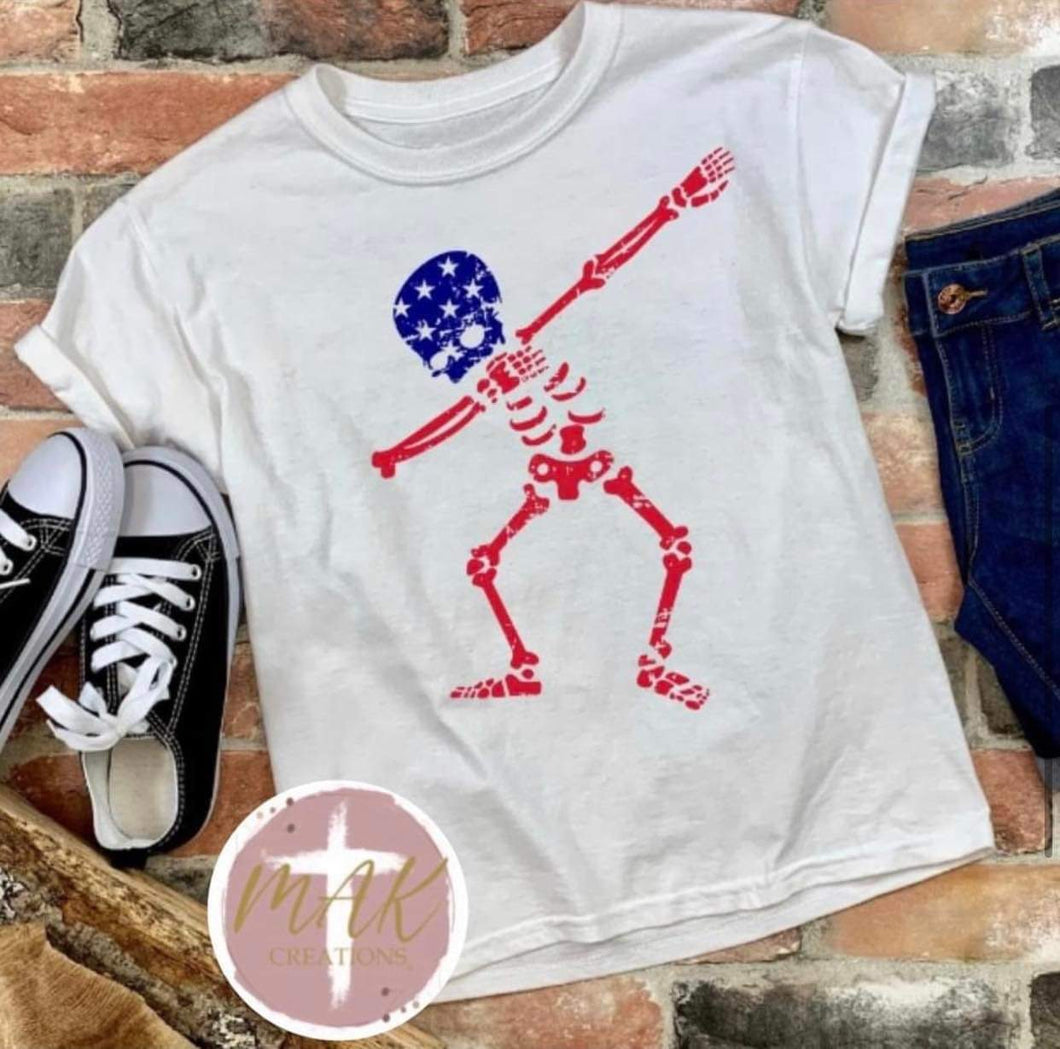 Patriotic Skeleton