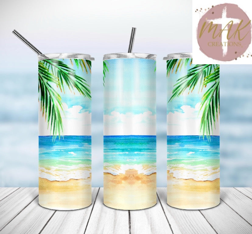 Beach Painting Tumbler