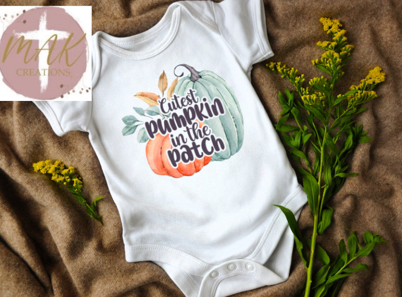 Cutest Pumpkin in the Patch (AVAILABLE IN ALL SIZES)