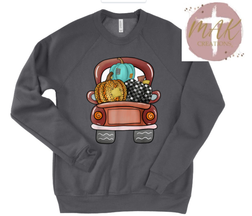 Fall Pumpkin Truck (AVAILABLE IN ALL SIZES)