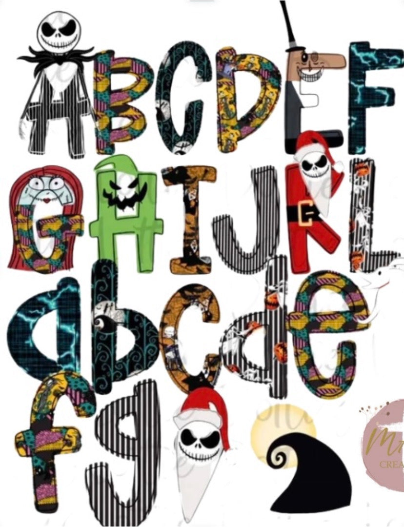 Personalized Halloween Name #10 (AVAILABLE IN ALL SIZES)