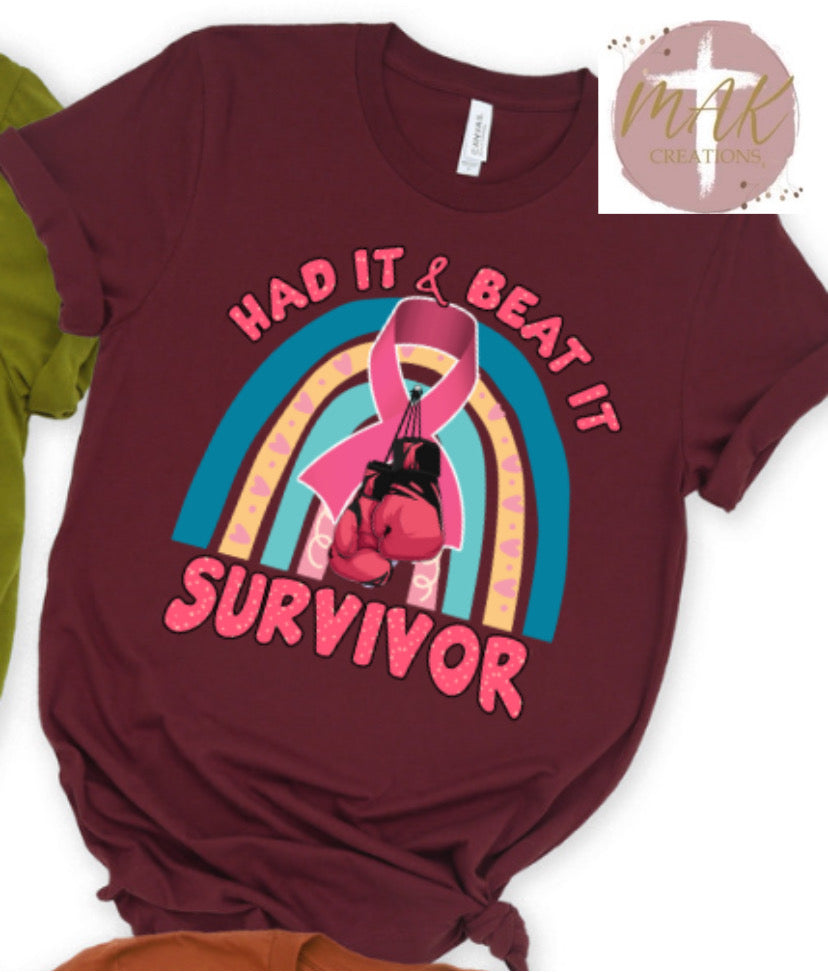 Had It Beat It Survivor (ALL SIZES AVAILABLE)