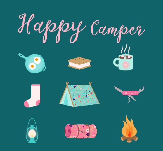 Happy Camper  (AVAILABLE IN ALL SIZES)