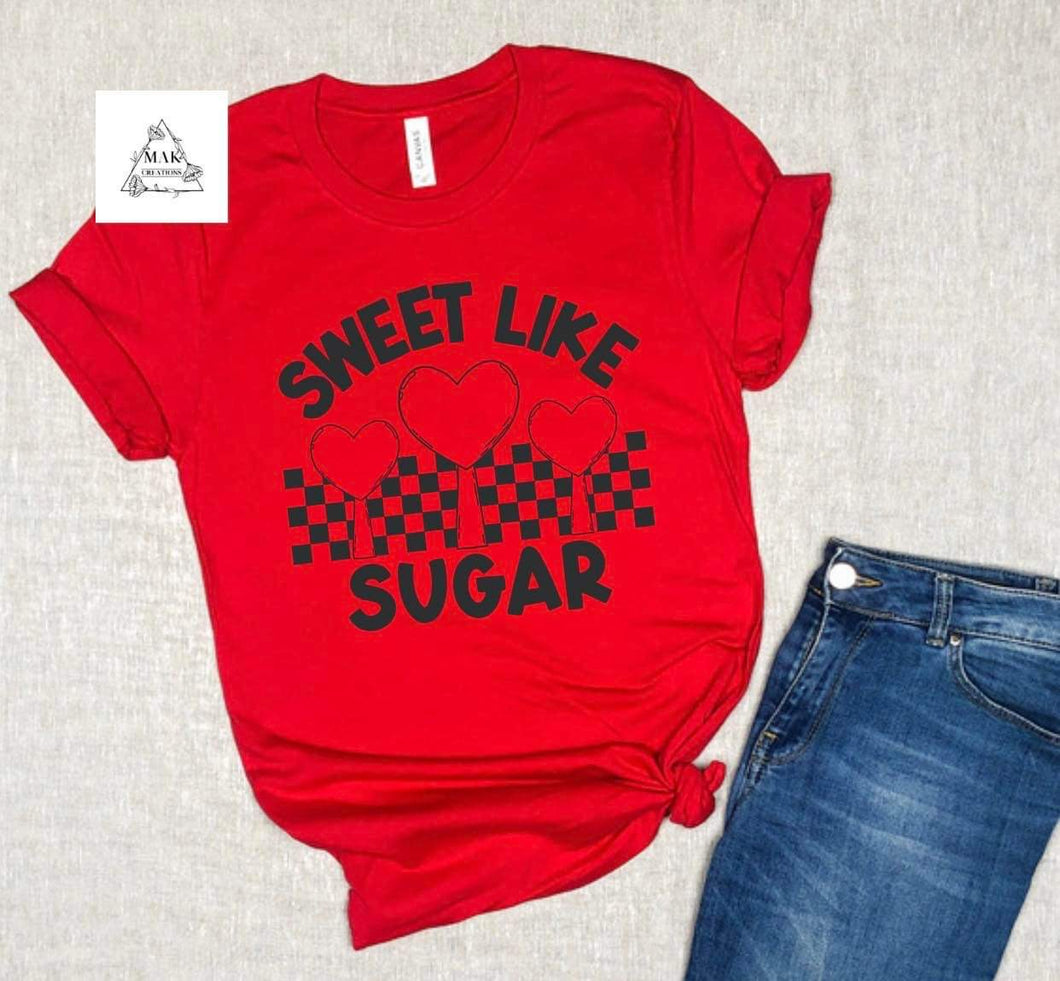 Sweet Like Sugar (Black) (AVAILABLE IN ALL SIZES)