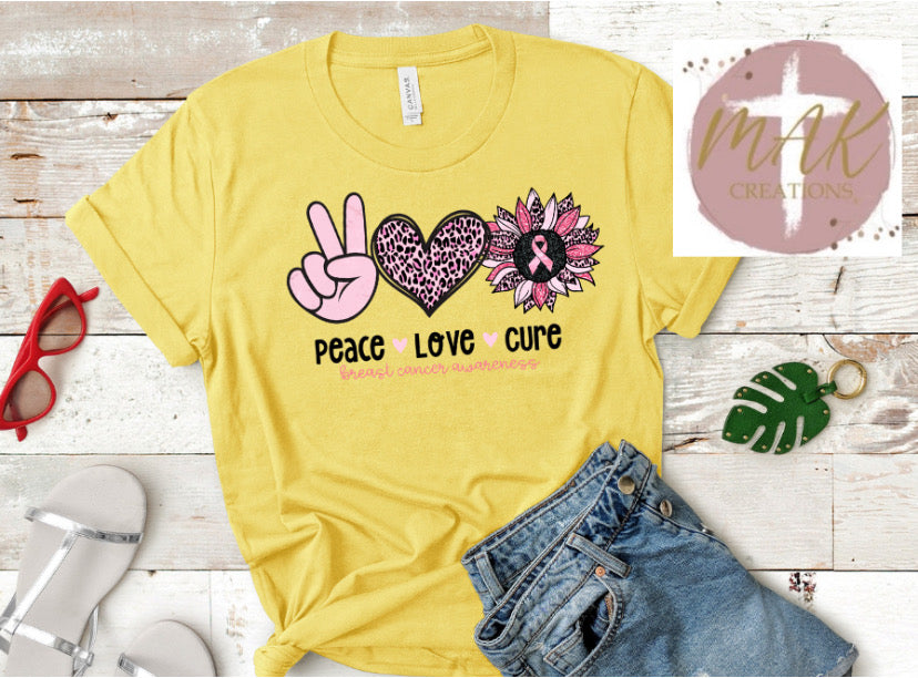 Peace Love Cure (AVAILABLE IN ALL SIZES)