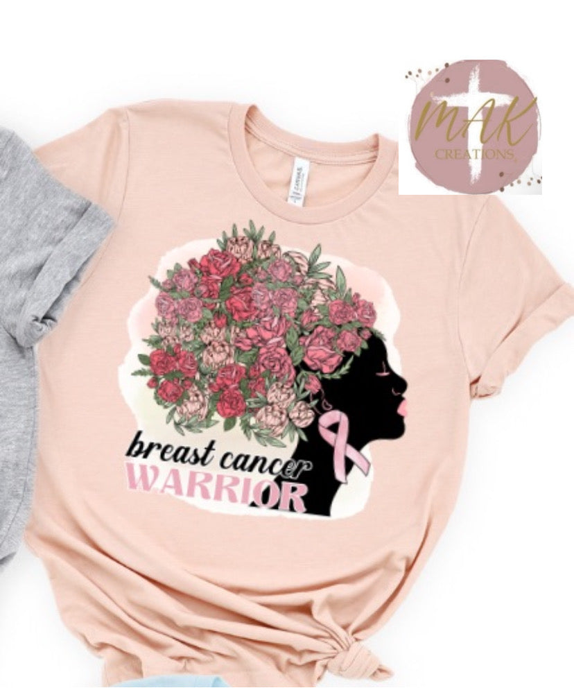 Breast Cancer Warrior (AVAILABLE IN ALL SIZES)
