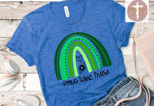 Load image into Gallery viewer, Proud Tubie Strong Mama (Green Rainbow) (AVAILABLE IN ALL SIZES)
