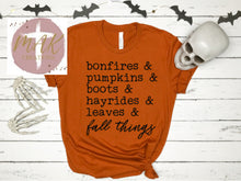 Load image into Gallery viewer, Fall Words: Fall Things (AVAILABLE IN ALL SIZES)

