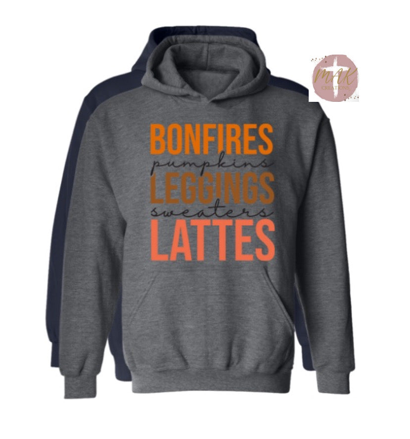 Bonfires Pumpkins Leggings (AVAILABLE IN ALL SIZES)