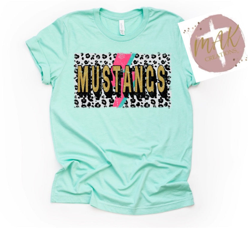 Mustangs (Leopard with Bolt)