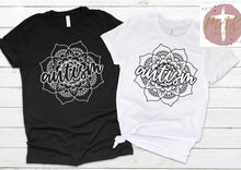 Load image into Gallery viewer, Autism Flower (White Print)  (AVAILABLE IN ALL SIZES)
