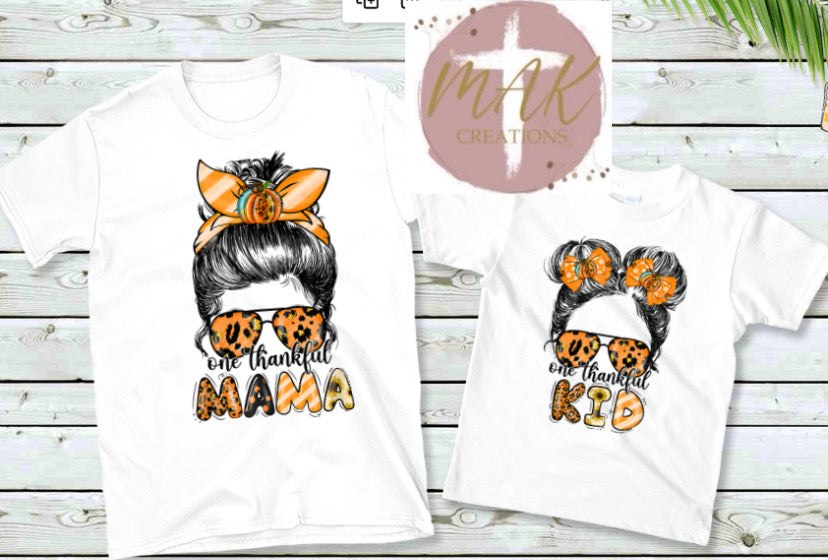 Fall Mama/Kid (Mommy and Me) (AVAILABLE IN ALL SIZES)