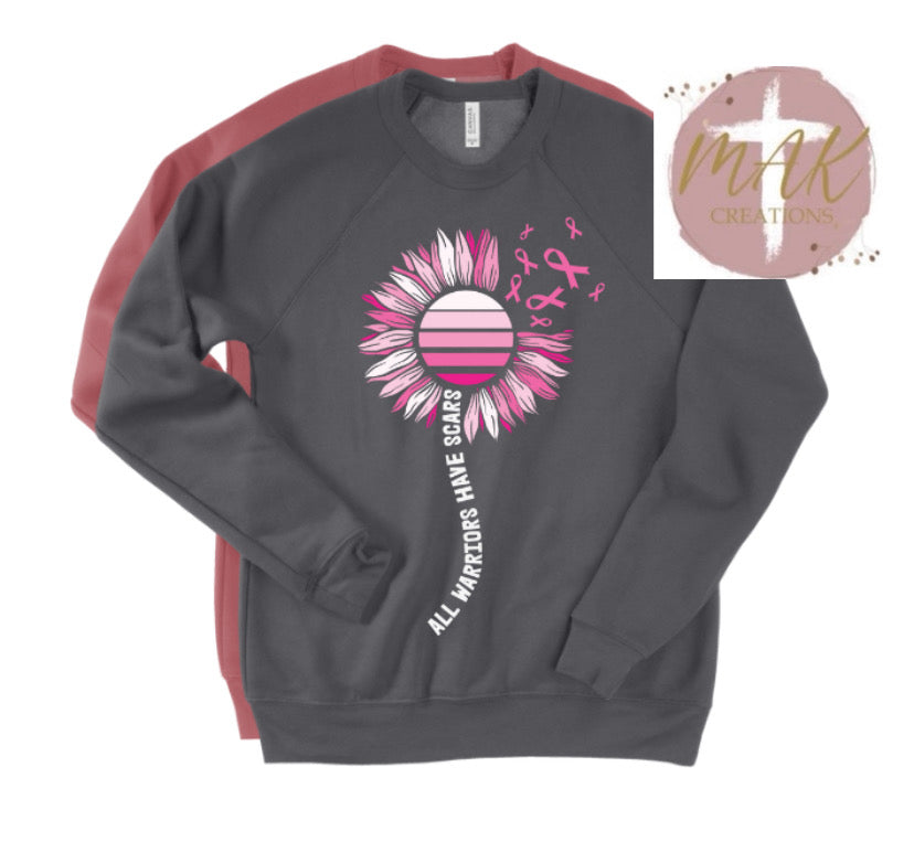 Pink Flower with Stem (AVAILABLE IN ALL SIZES)