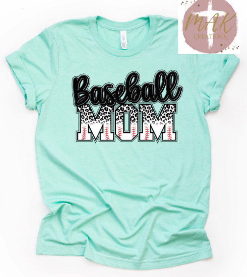 Baseball Mom (#1) (AVAILABLE IN ALL SIZES)
