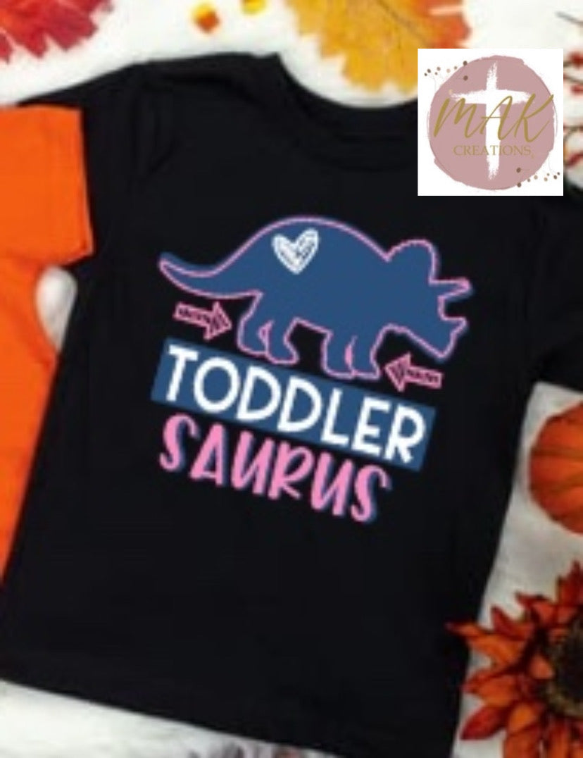 Toddler Saurus Pink Rino (AVAILABLE IN ALL SIZES)