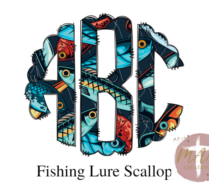 Personalized Monogram Fishing Lure