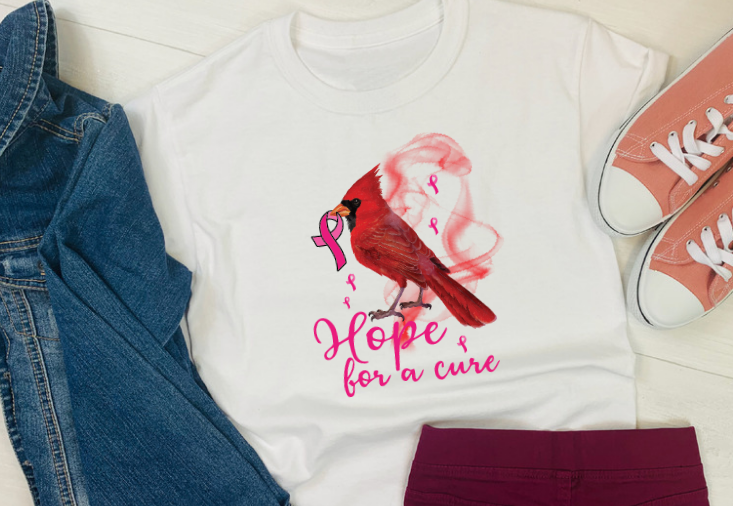 Hope for A Cure (redbird) (AVAILABLE IN ALL SIZES)