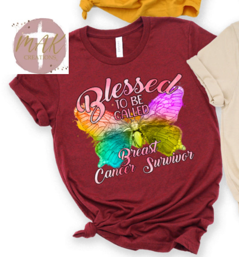 Blessed Multi color Butterfly (ALL SIZES AVAILABLE)